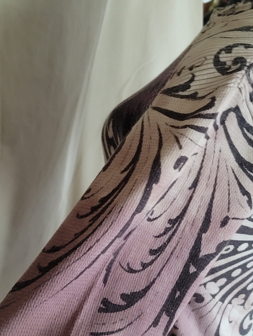 Sinful Women's Purple Heart & Wing Long Sleeve Top - Picture 6 of 7